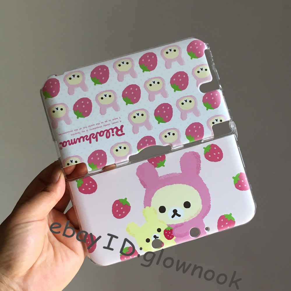 Korilakkuma Rilakkuma Strawberry Case for Nintendo 3DS XL/LL Protective Cover