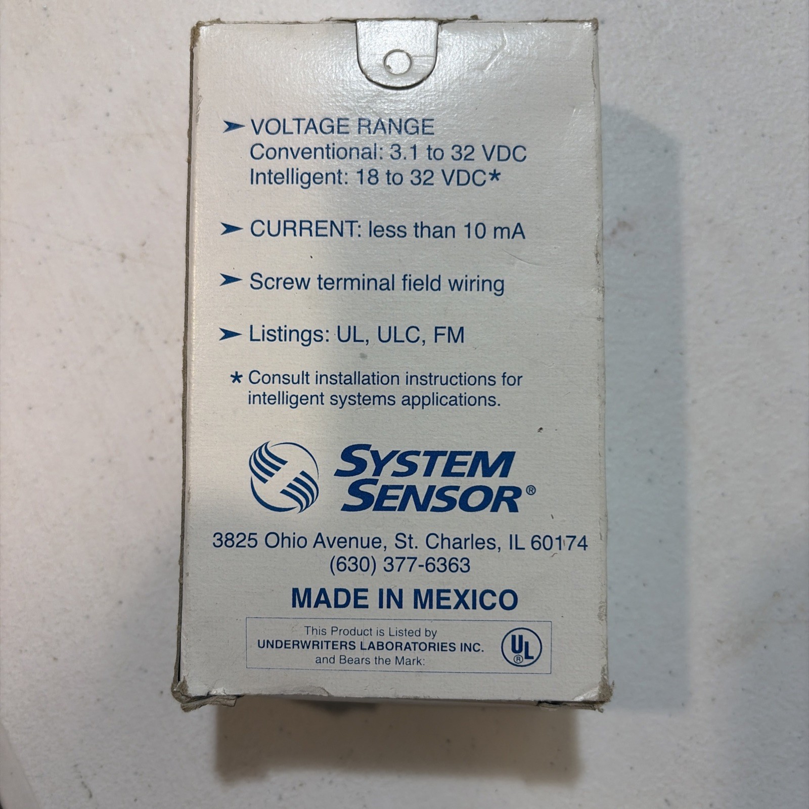 SYSTEM SENSOR RA-400Z "NEW"