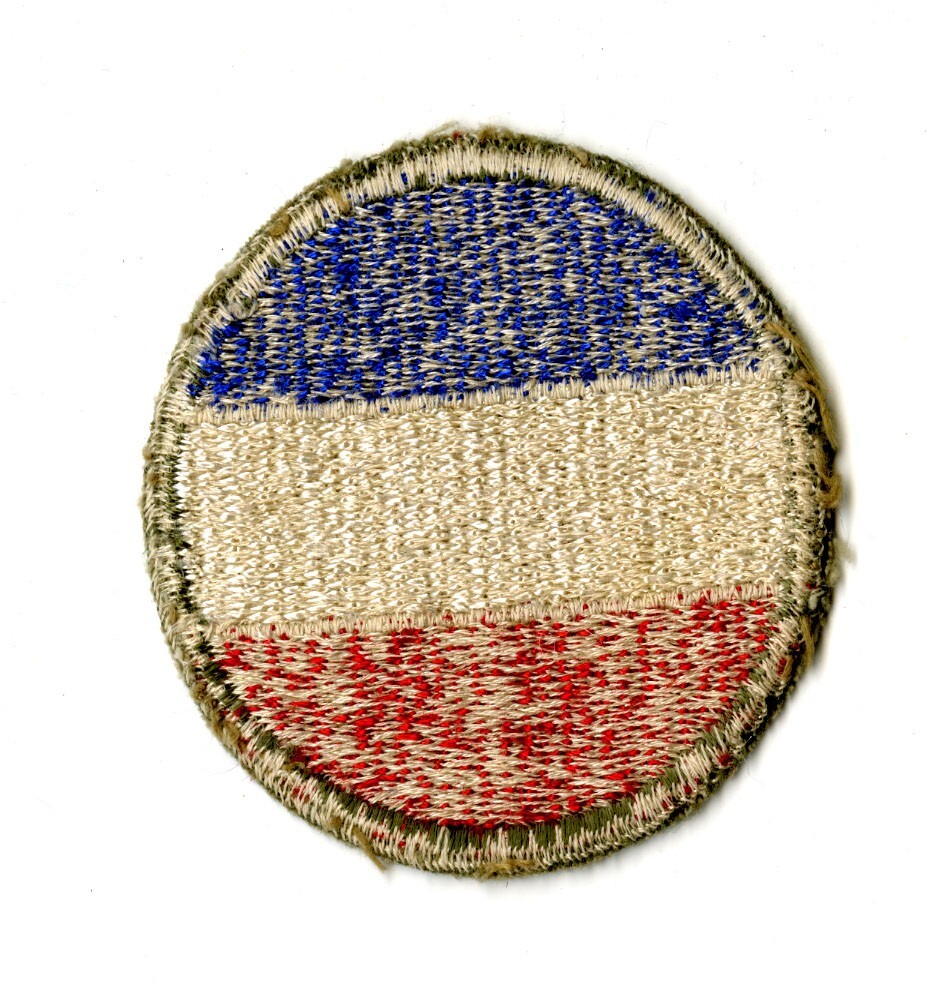 Army Ground Forces White Back Patch WWII Original