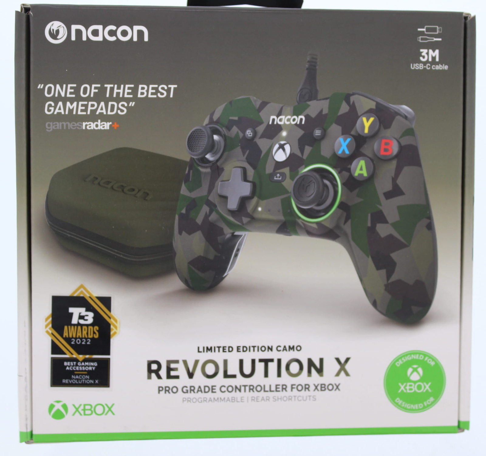 Nacon Xbox Limited Edition Pro Grade Wired Revolution X Controller Color- Camo