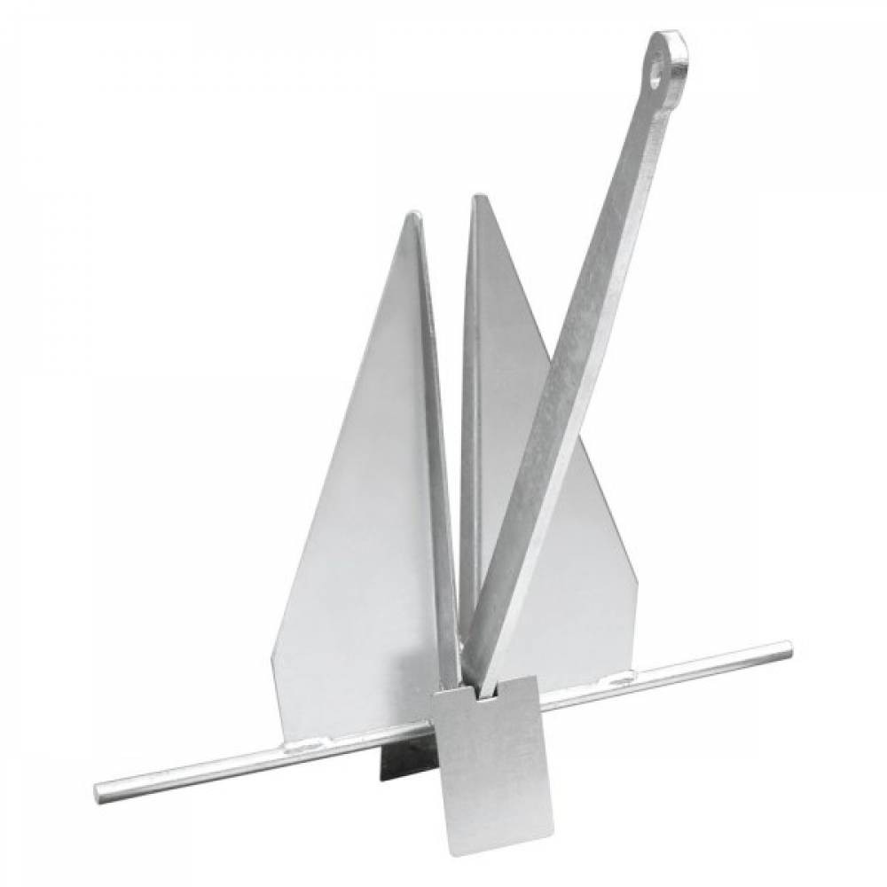 Danforth 94011 S300 Galvanized Steel Standard Marine Fluke Anchor, 5 lb