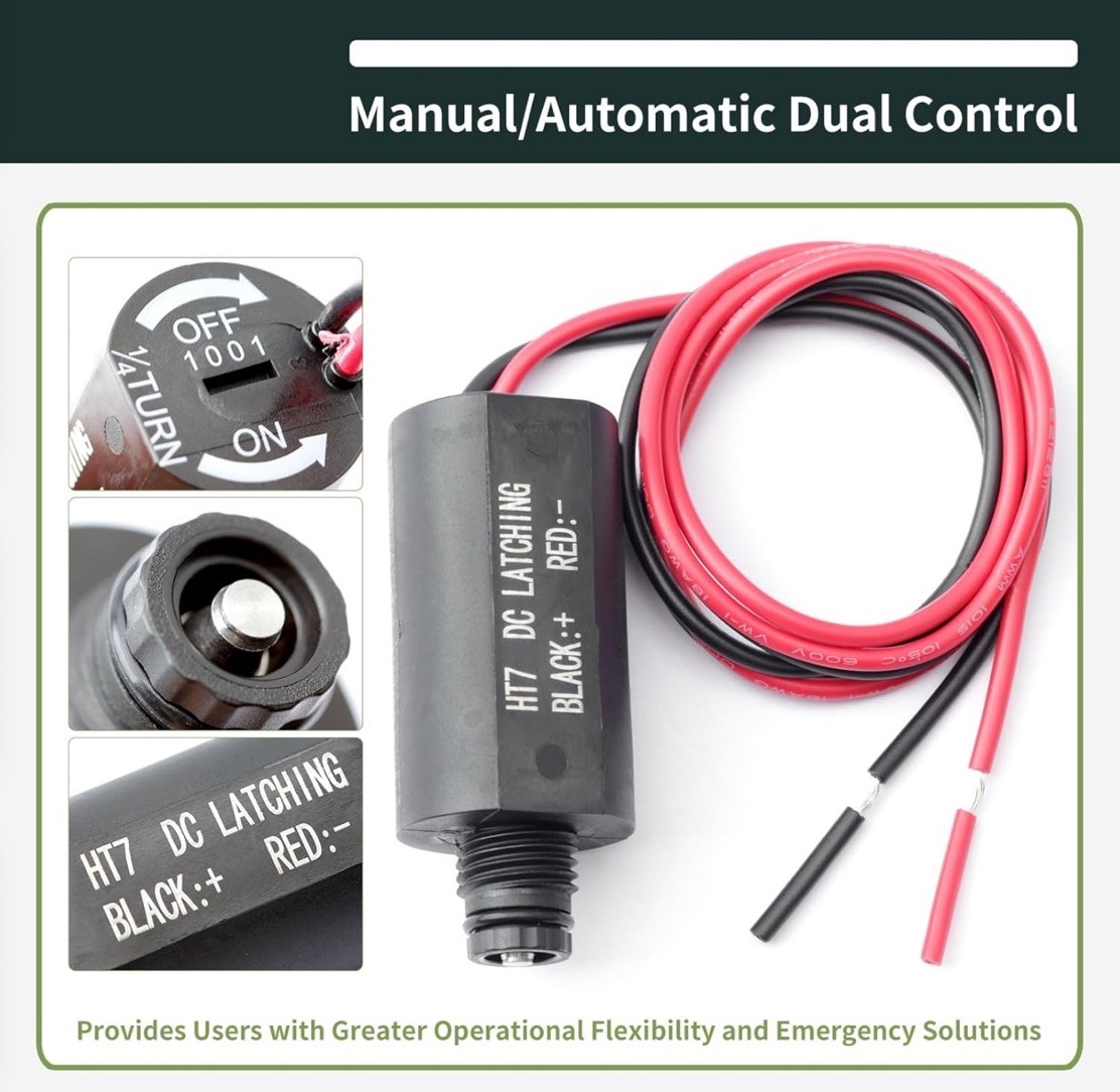 2 Pack Solenoid Valve Replacement For Hunter DC Latching Irrigation 458200
