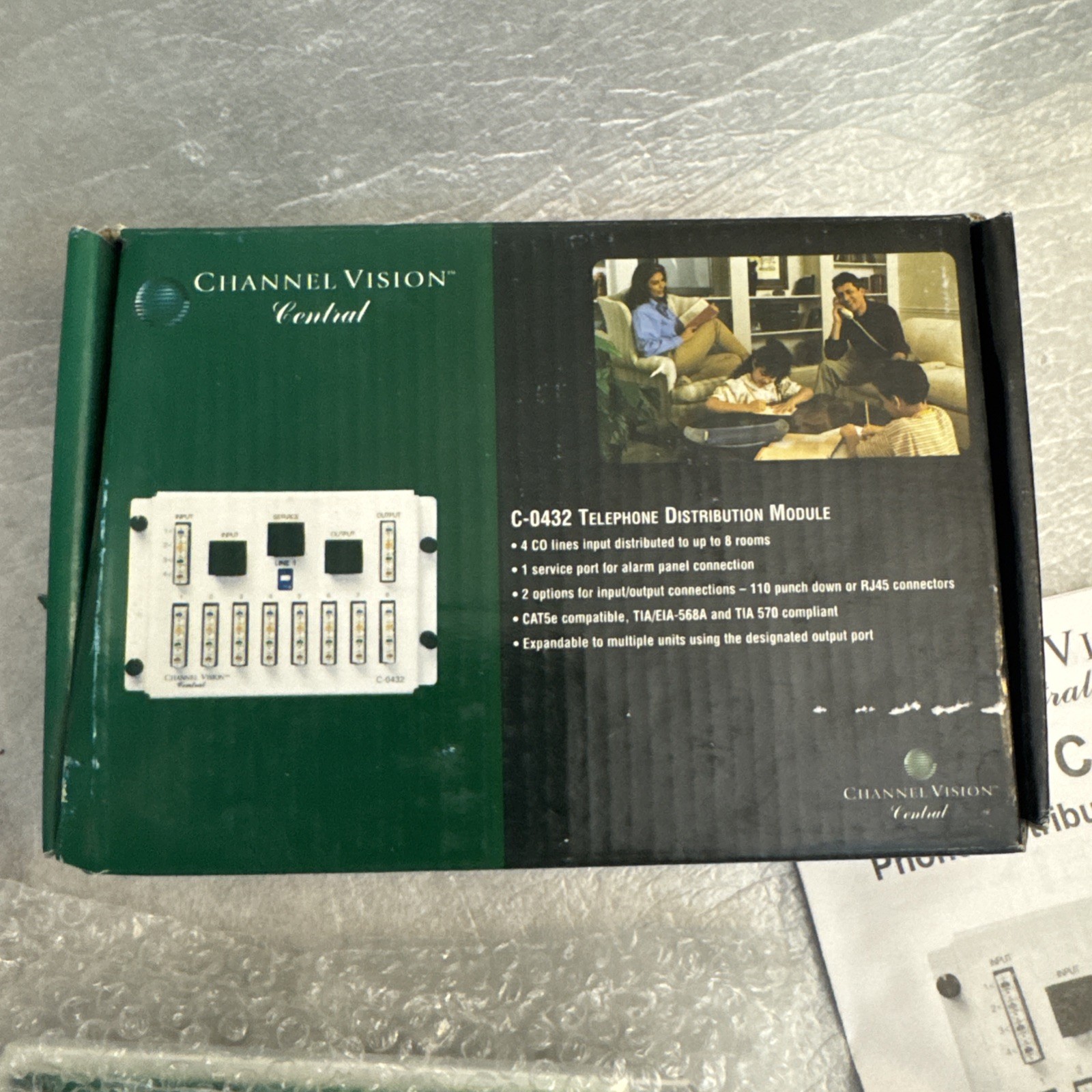 NEW Channel Vision Central C-0432 Telephone Distribution Module