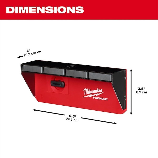 Milwaukee Tool 48-22-8346 Packout Magnetic Rack