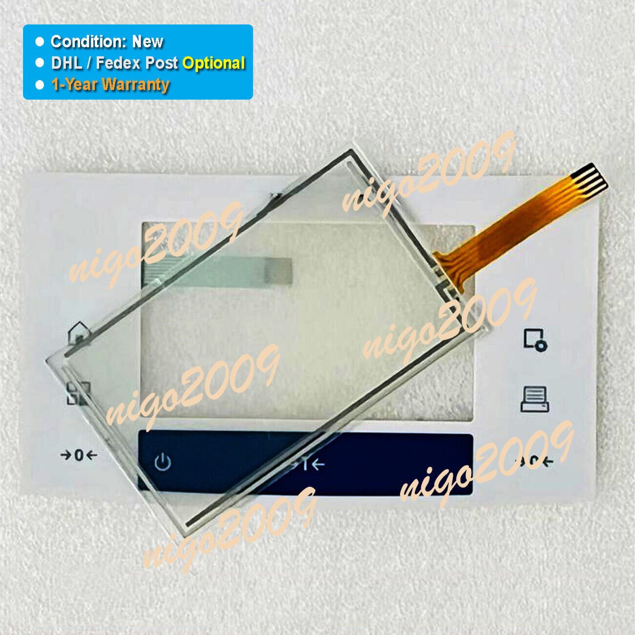 Touch Screen Glass Membrane Fit for Mettler Toledo XS2002S Balance Scale Panel