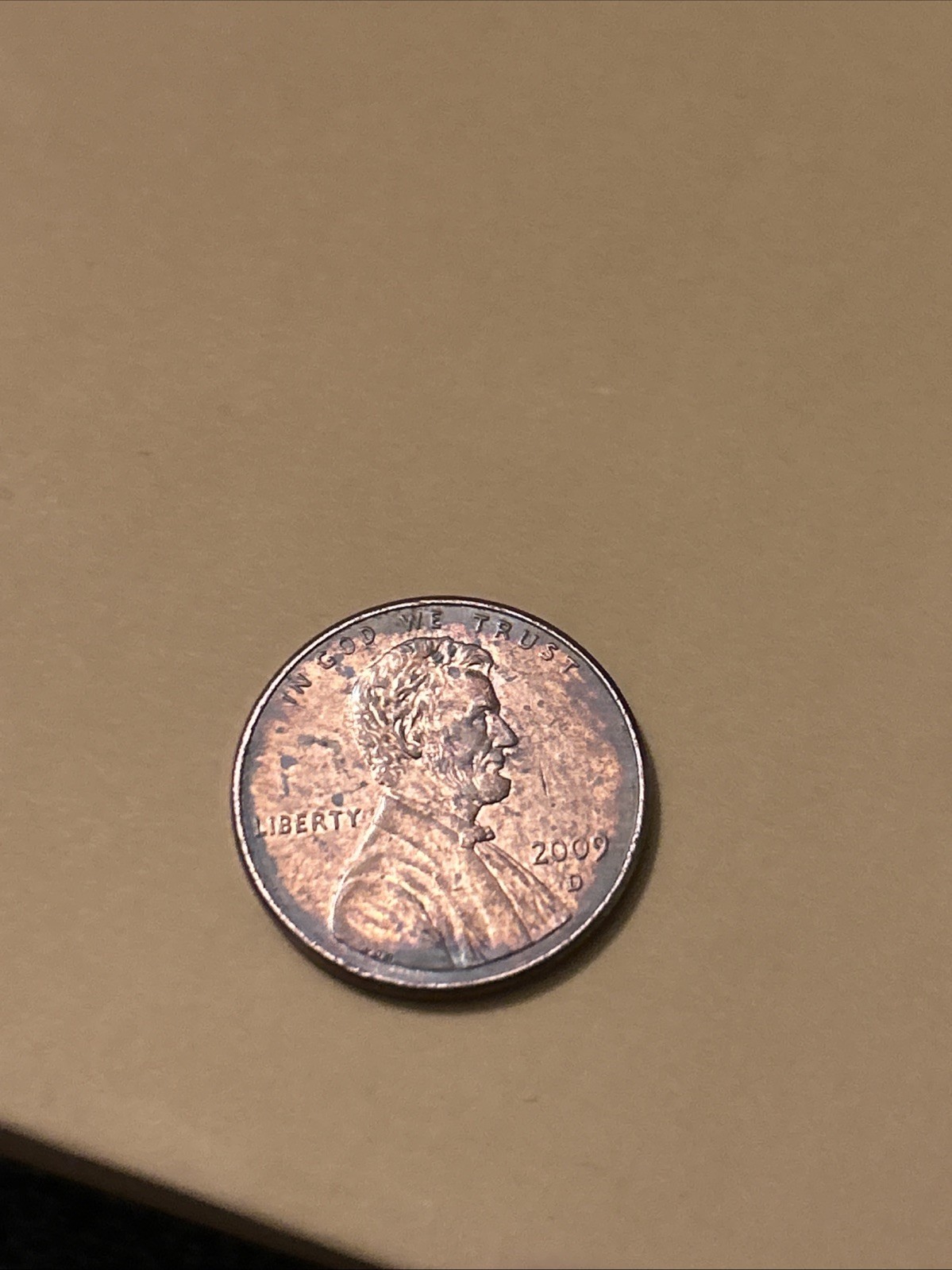 2009 Lincoln Sitting On Log Penny Denver Mint