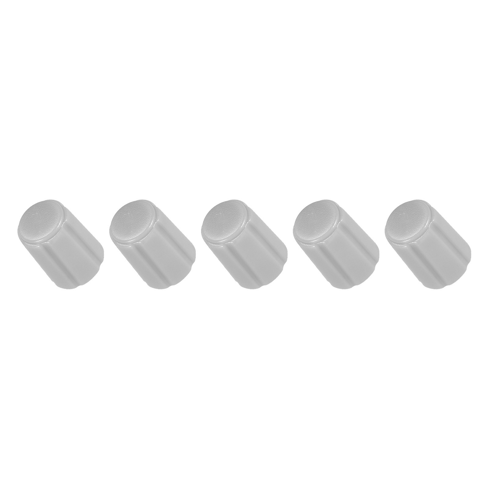 Potentiometer Control Knob Insert Shaft D Switch Knobs 6mm/Grey / 5Pcs