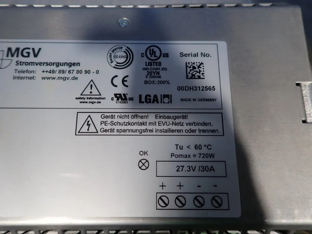 MGV POWER SUPPLY PH803-2830