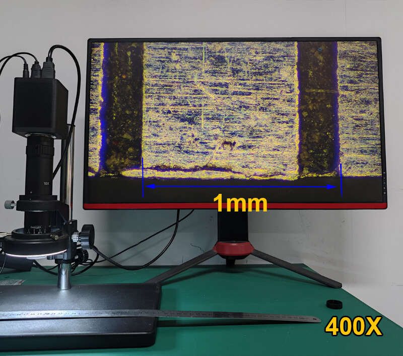 1000X 2000X Coaxial Parallel Light Microscope Indusry Camera C-Mount Lens 0650