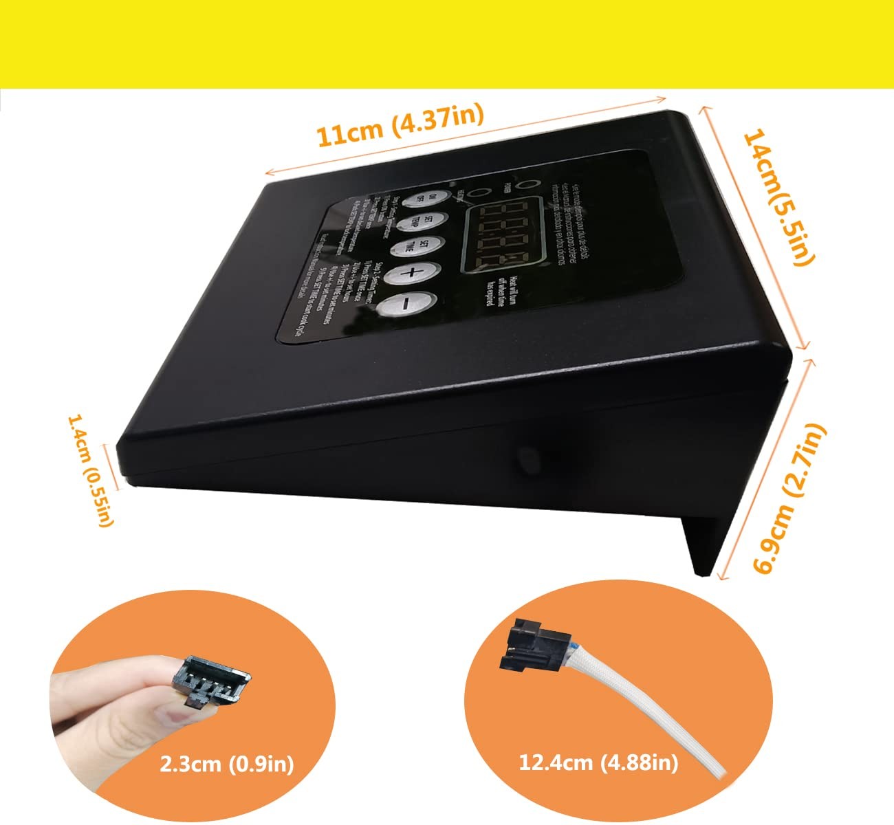 Digital Control Panel for masterbuilt, with LED 990050048, Black