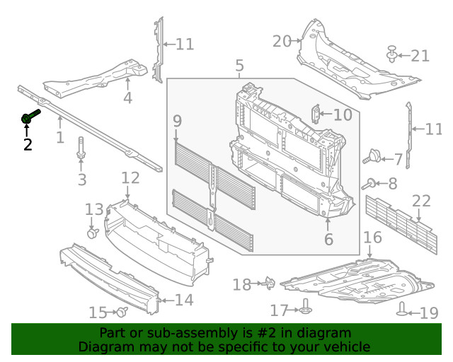 Genuine Ford Lower Hinge Bolt W716603-S442