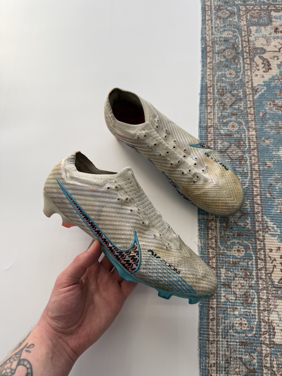Nike Zoom Vapor 15 Elite FG ACC Soccer Football Shoes Size 42,5
