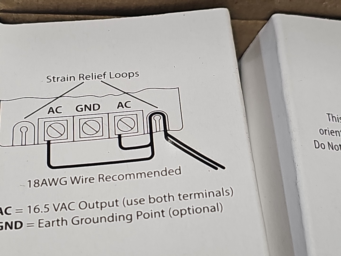 ELK Products Auto Resetting Transformer ELK-TRG1640 120VAC 60Hz 16.5VAC 45VA