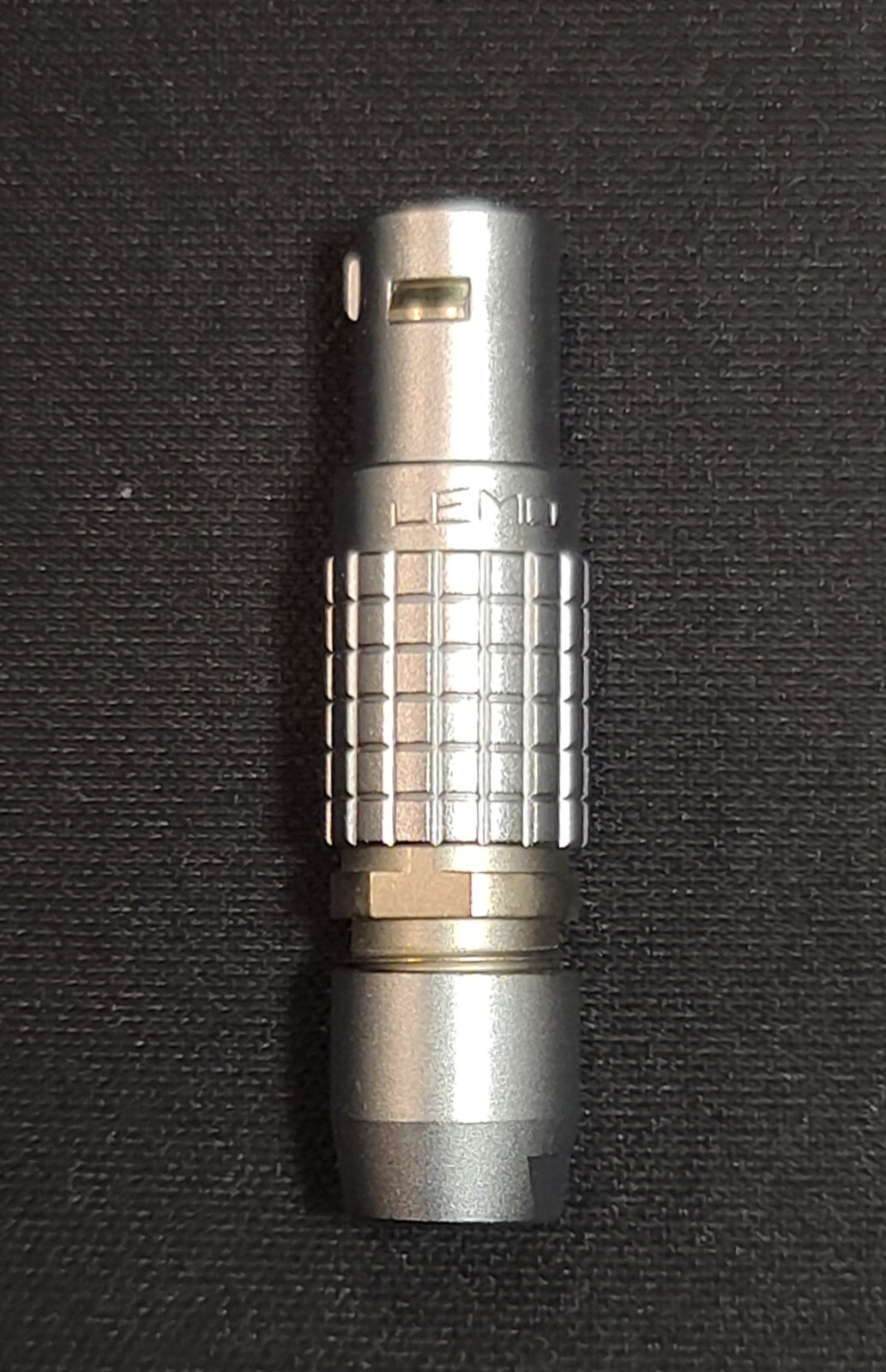 NEW (QTY-1) LEMO 10-PIN Connector W/CABLE COLLET FGB.1B.310.CLAD62 1-POLE/KEY