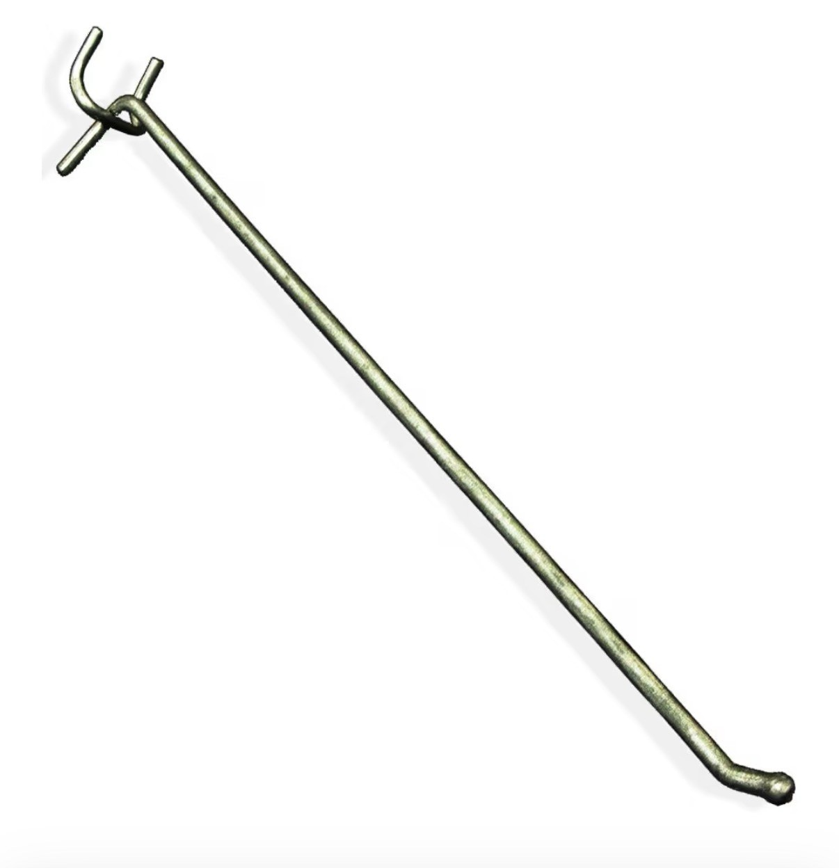 Azar 700812 All Wire Galvanized 12-Inch Metal Hook, 50 Count