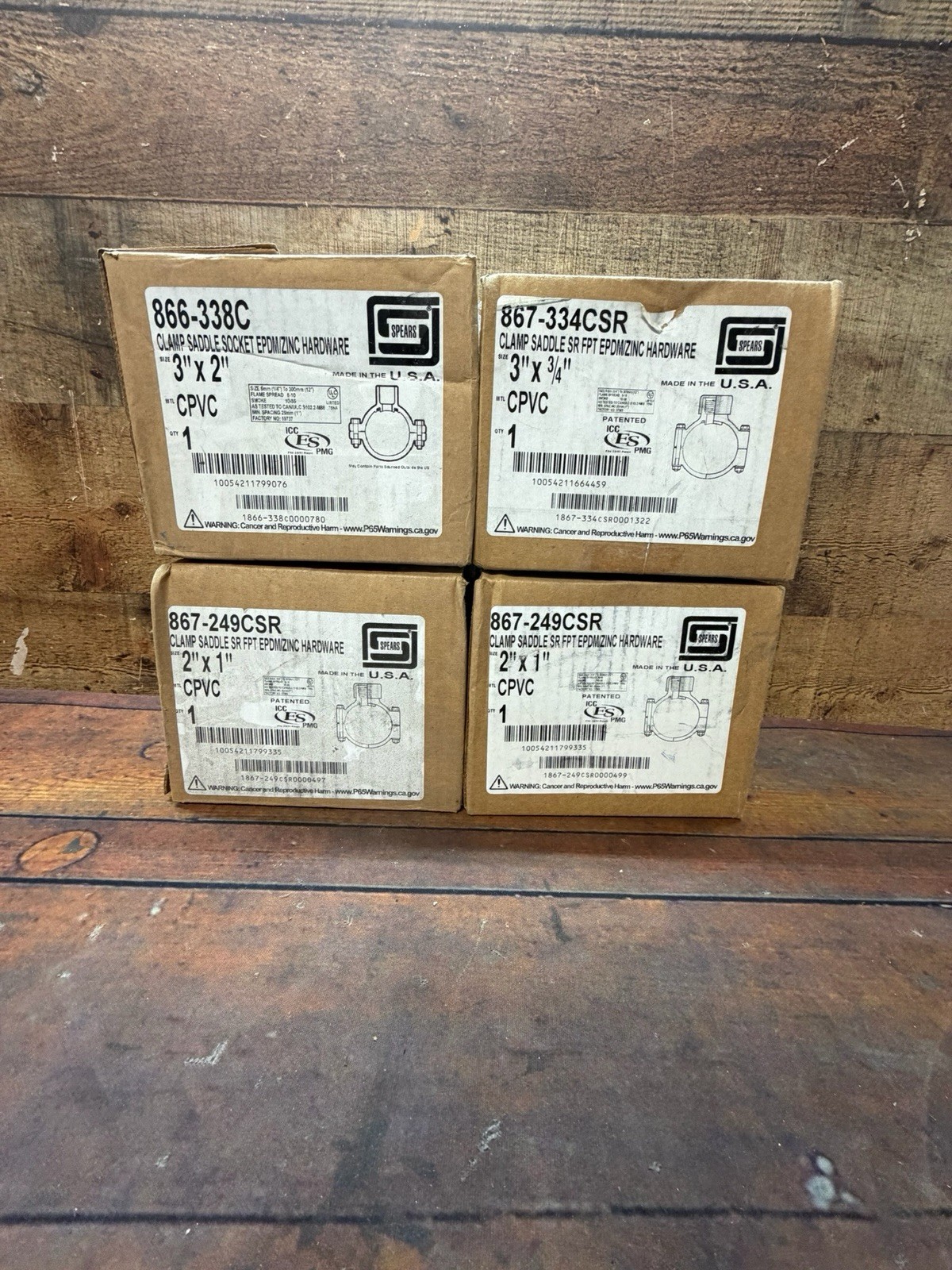 Spears® 866-338C Clamp-On Pipe Saddle
