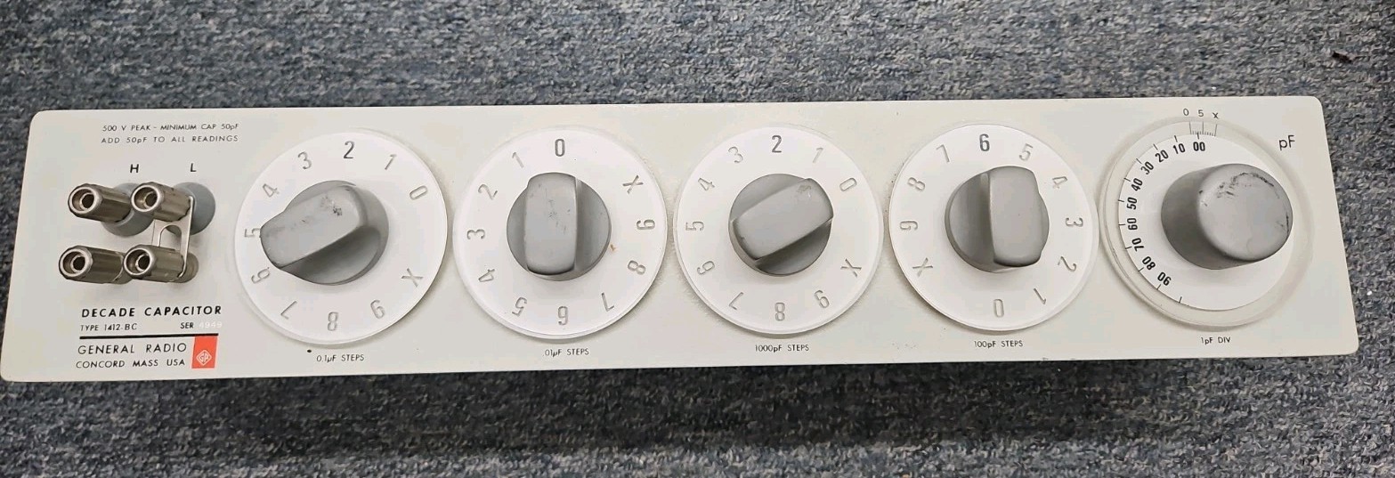 GenRad / General Radio 1412-BC Decade Capacitor