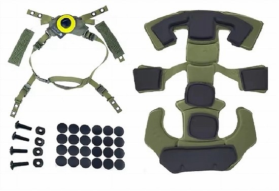 Team Wendy Style Bump Helmet Suspension and Helmet Pads