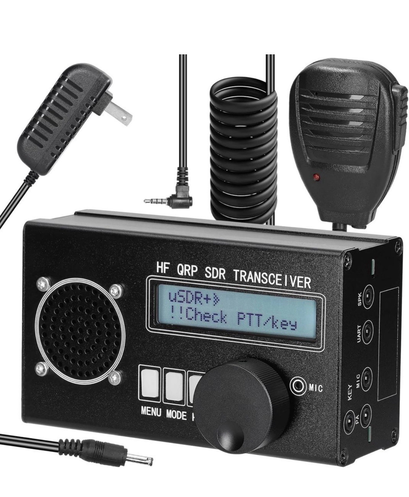 1-USDR USDX 8 Bands SDR All Mode High Frequency SSB QRP Transceiver With AECI