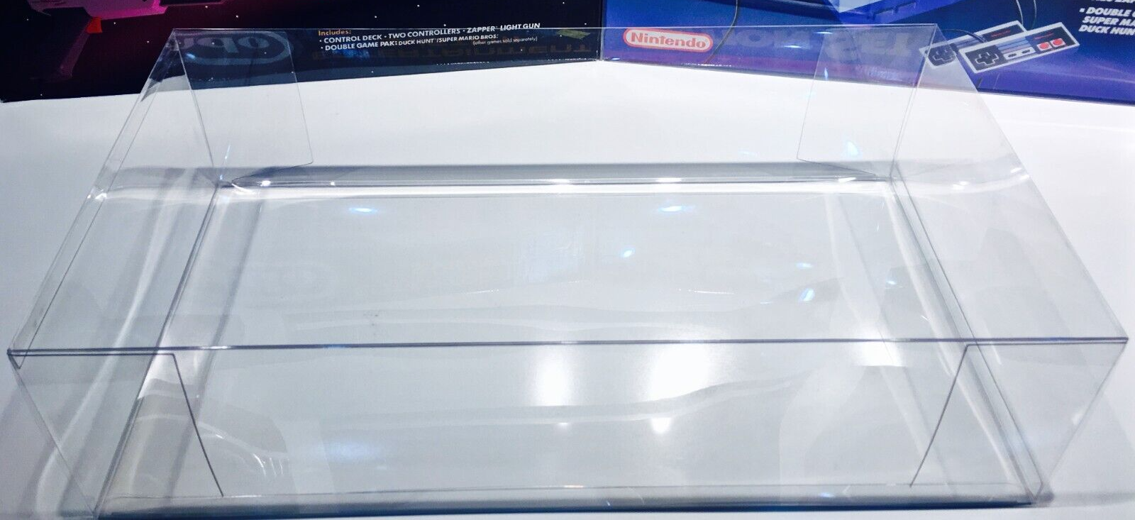 1 Console Box Protector For NES SPORTS SET Both Styles Nintendo Display Boxes
