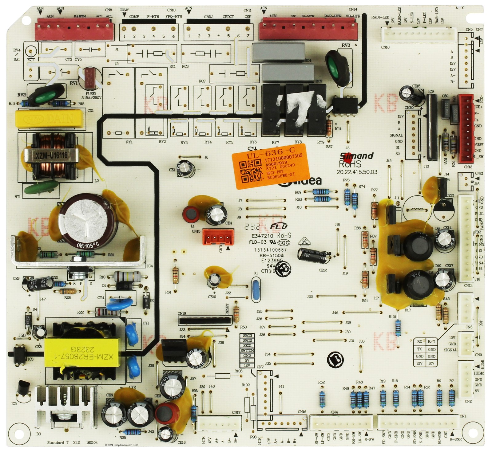 Insignia Refrigerator 17131000007305 Control Board