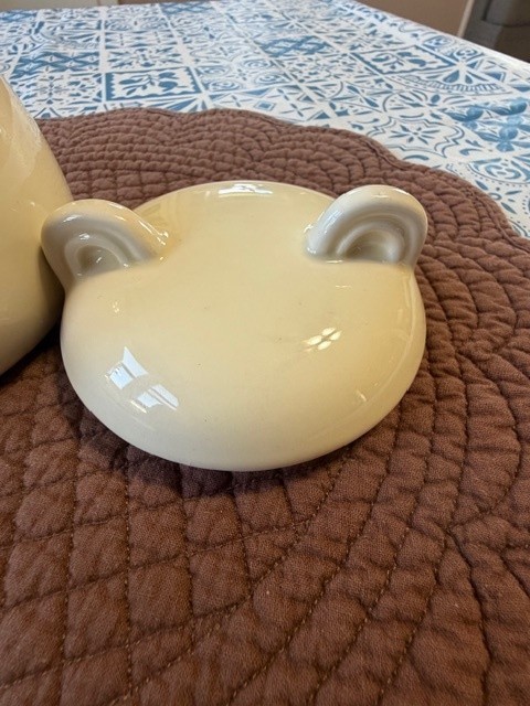 Brand New Ceramic Bear Trinket Jar