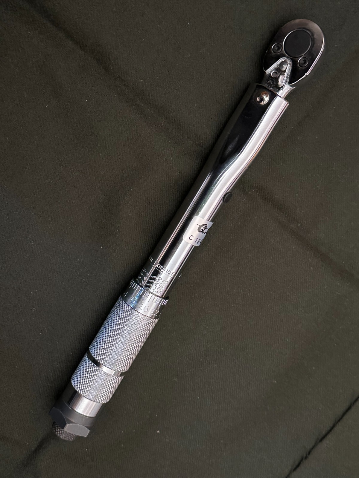 Nelko 1/4" drive inch pound click type torque wrench