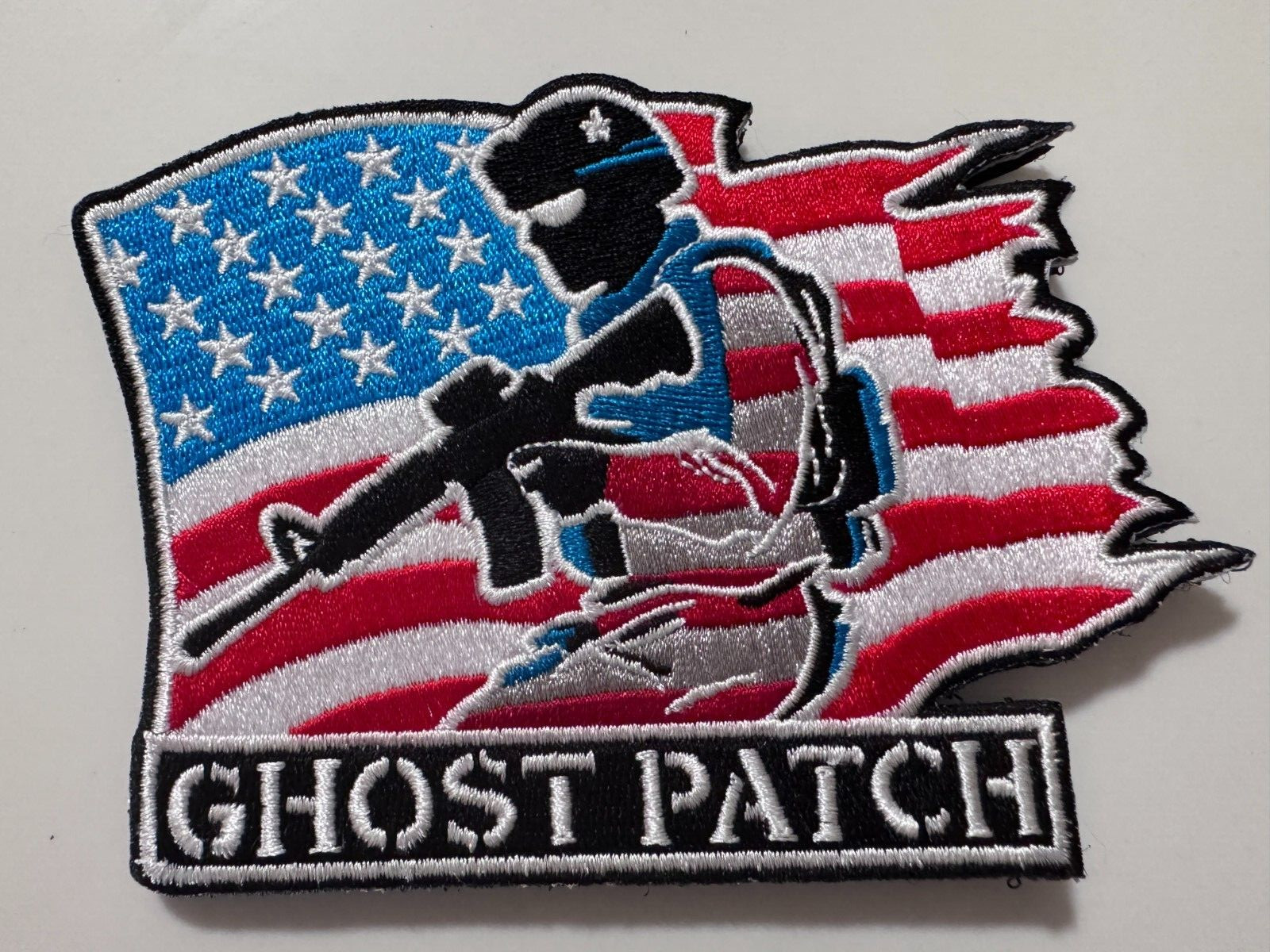 Shot Show 2025 Ghost Patch Military Flag Tactical Embroidered Patch
