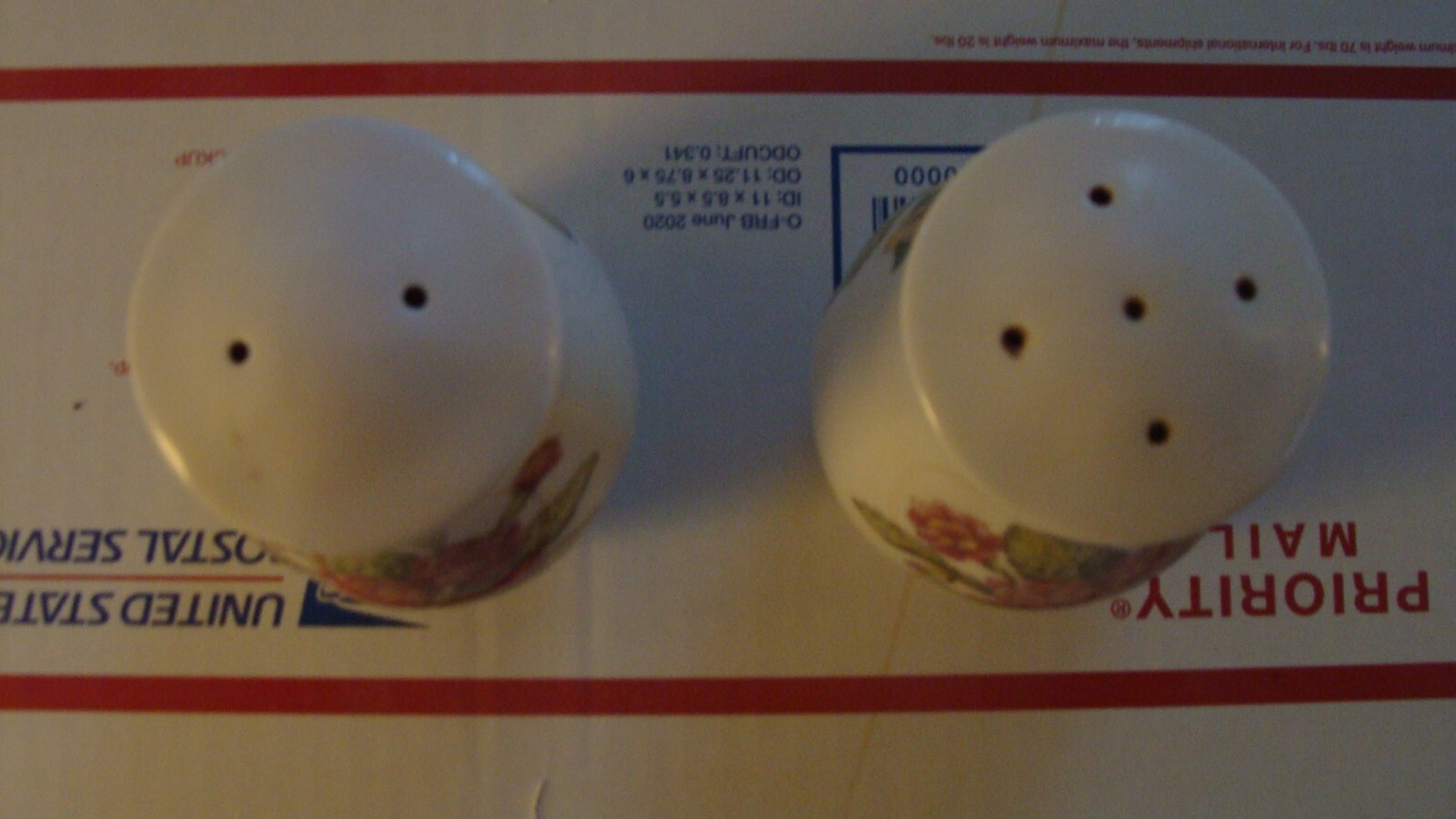 noritake salt and pepper shakers Mint condition ,,never used