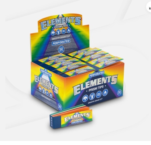 Elements Perforated Prism Tips - Full box 50 Pack