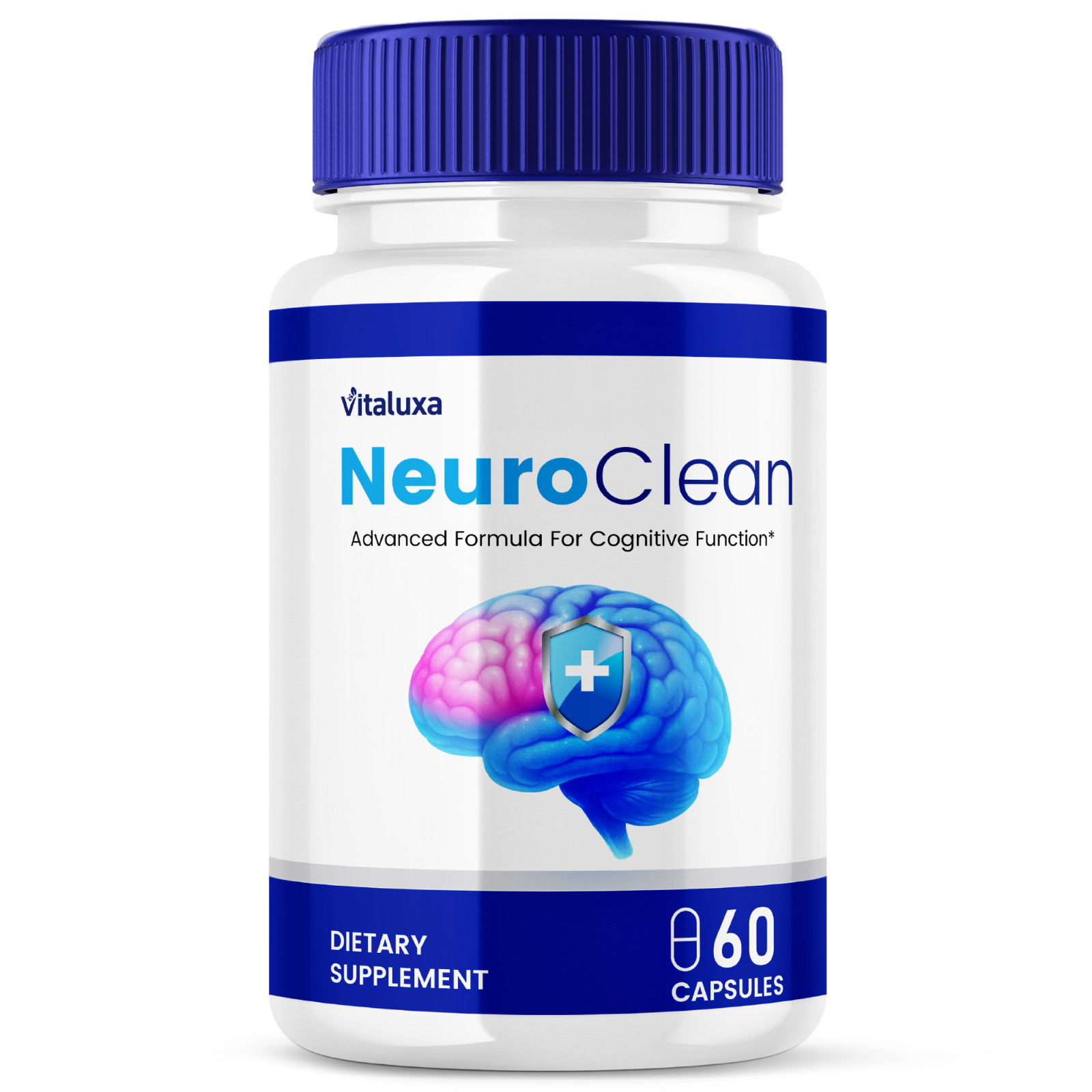 Neuro Clean Brain Supplement, Nootropic Cleanse Advanced Formula (60 Capsules)