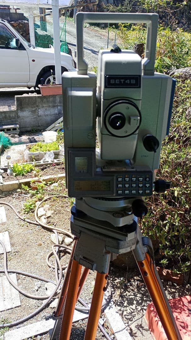 Surveying equipment total station Sokkia SET4BⅡ operation confiRMed