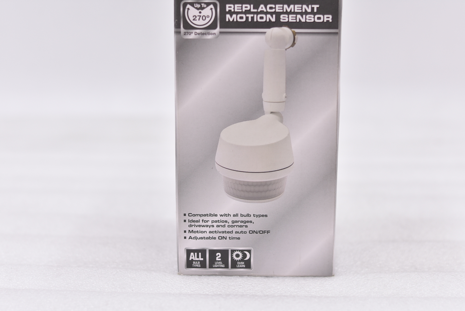 Defiant 270-Degrees Replacement Motion Sensor for LED, CFL & Incandescent, White