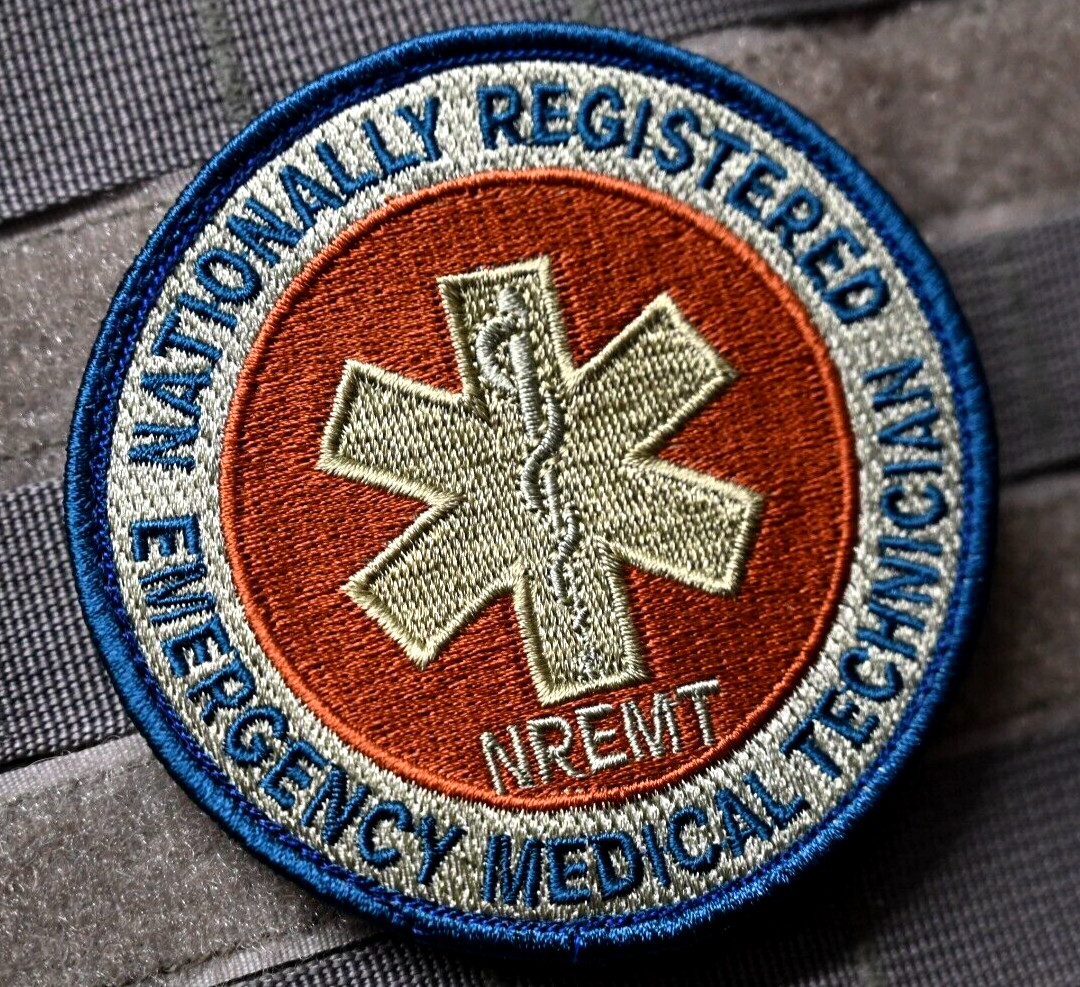 CASUALTY EVACUATION (CASEVAC) PARAMEDIC COMBAT MEDEVAC vêlkrö CRO PATCH: NREMT