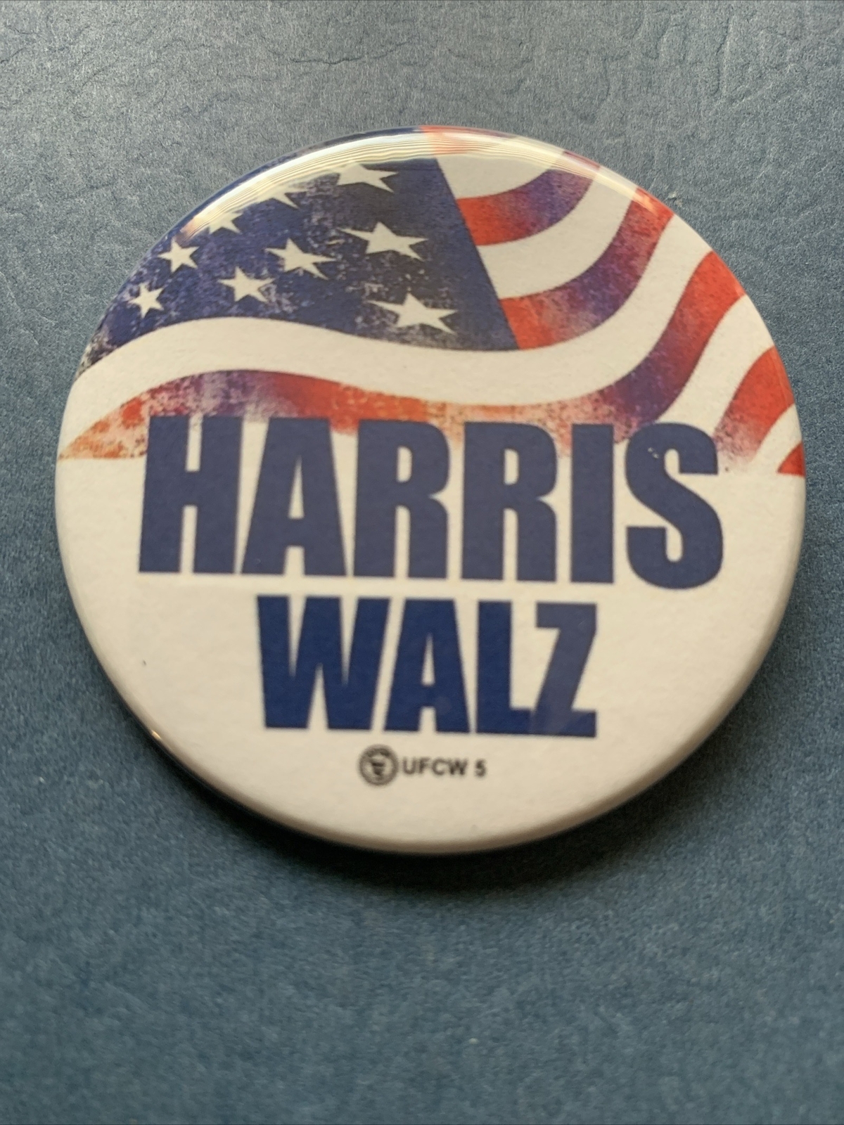 Nice 2024 Harris Walz Presidential Campaign Pinback Button