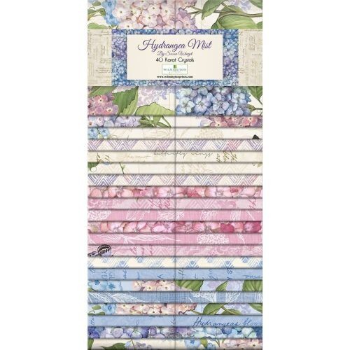 Hydrangea Mist By Wilmington Prints - 40 Karat Crystals/Jelly Roll
