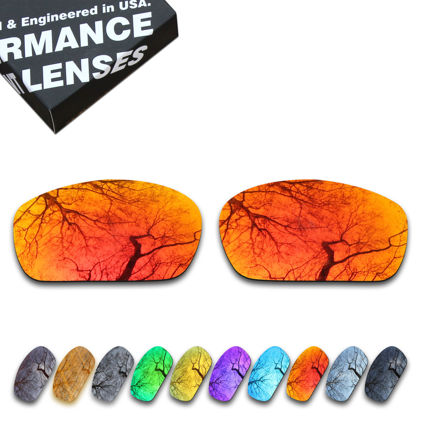Polarized Lenses Replacements for-Oakley Racing Jacket-Multiple Options