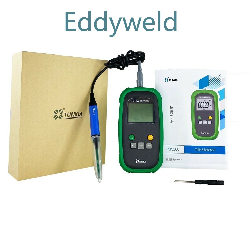 Tesla Meter Gaussmeter Teslameter Magnetic Strength Tester with 0-200mT 0-2000mT