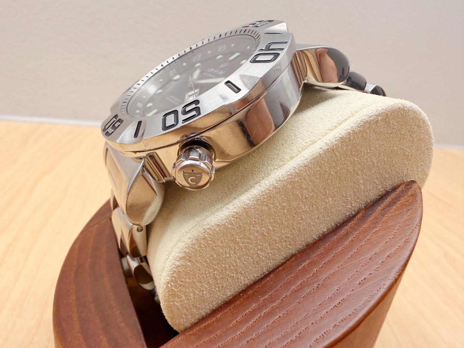 Croton Grey Vortex Pineapple SW200 Automatic Movement Dive Watch