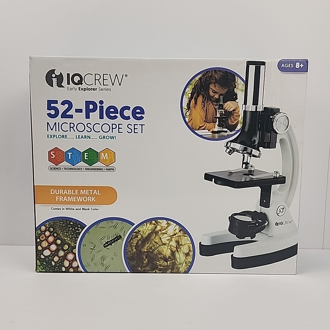 IQ Crew 52 Piece Microscope set. Brand New in Box
