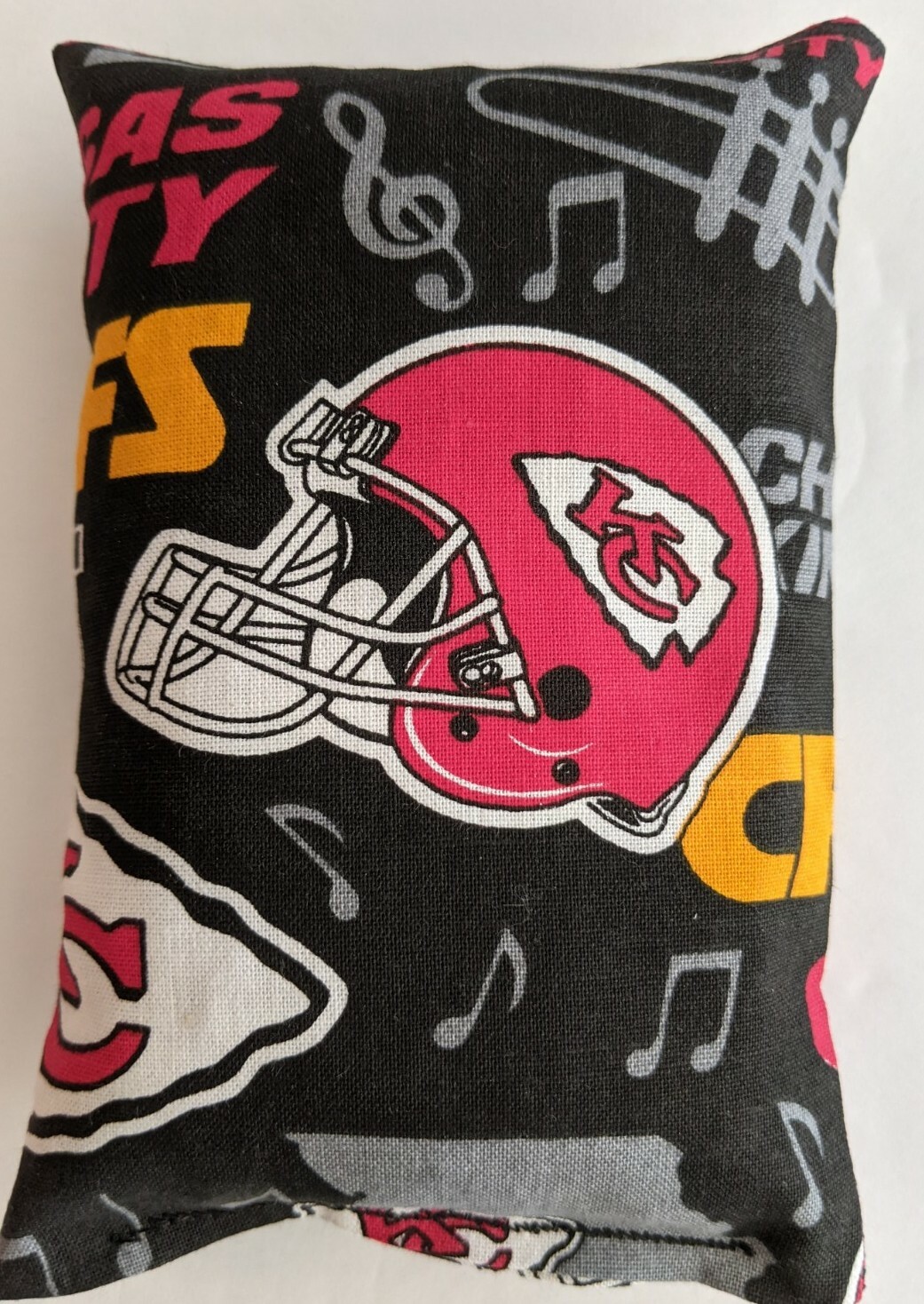 Homemade Bowling Grip Sack - Kansas City Chiefs - Black