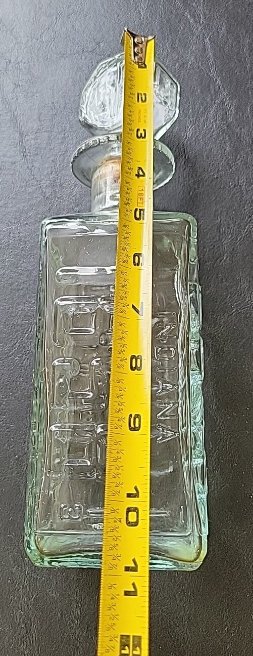 Johnny Walker License Plate Decanter Bottle - IN, MA, MT & CT Empty