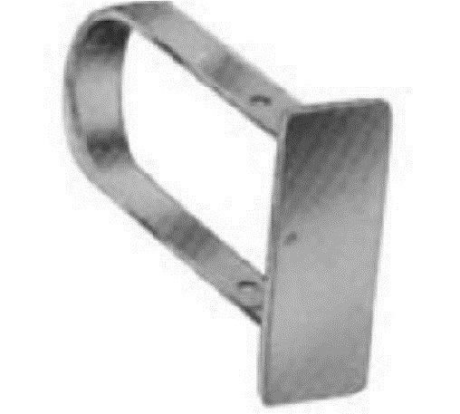 Store Display Fixtures 6 NEW 4" END CAPS FITS RECTANGULAR HANG ROD