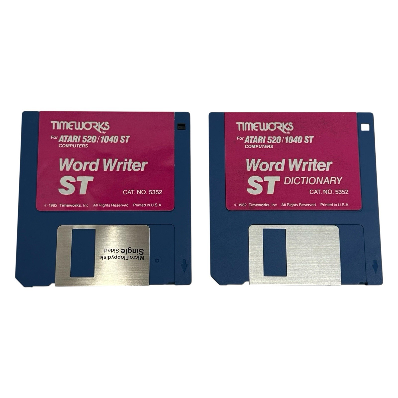 Timeworks Word Writer For Atari 520/1040 ST Vintage 1984 Computer Software