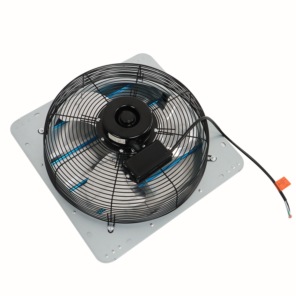 16" Exhaust Fan Ventilation Extractor Wall-Mounted Square Blower Without Plug