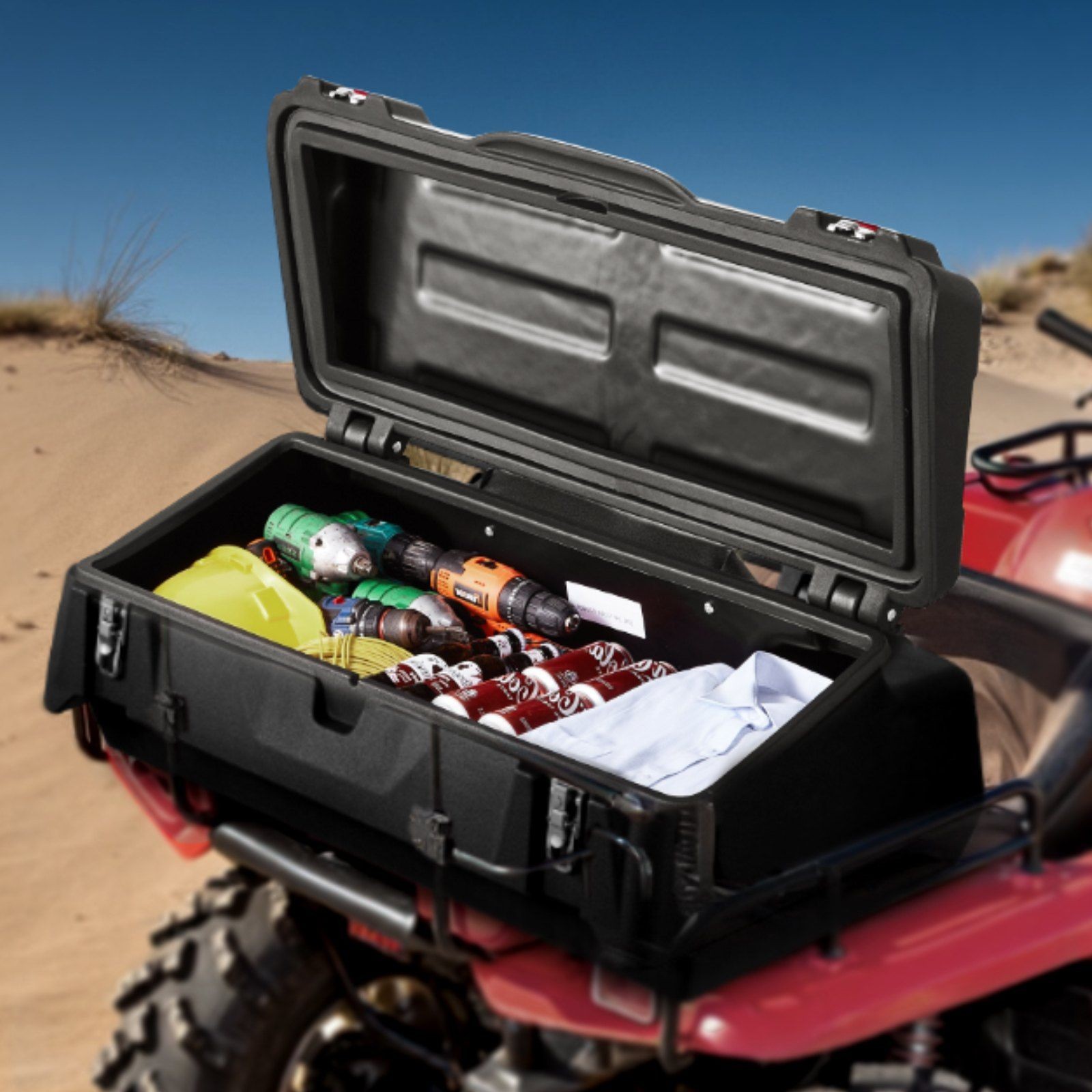 95L ATV/UTV Rear Cargo Box, Waterproof & Durable