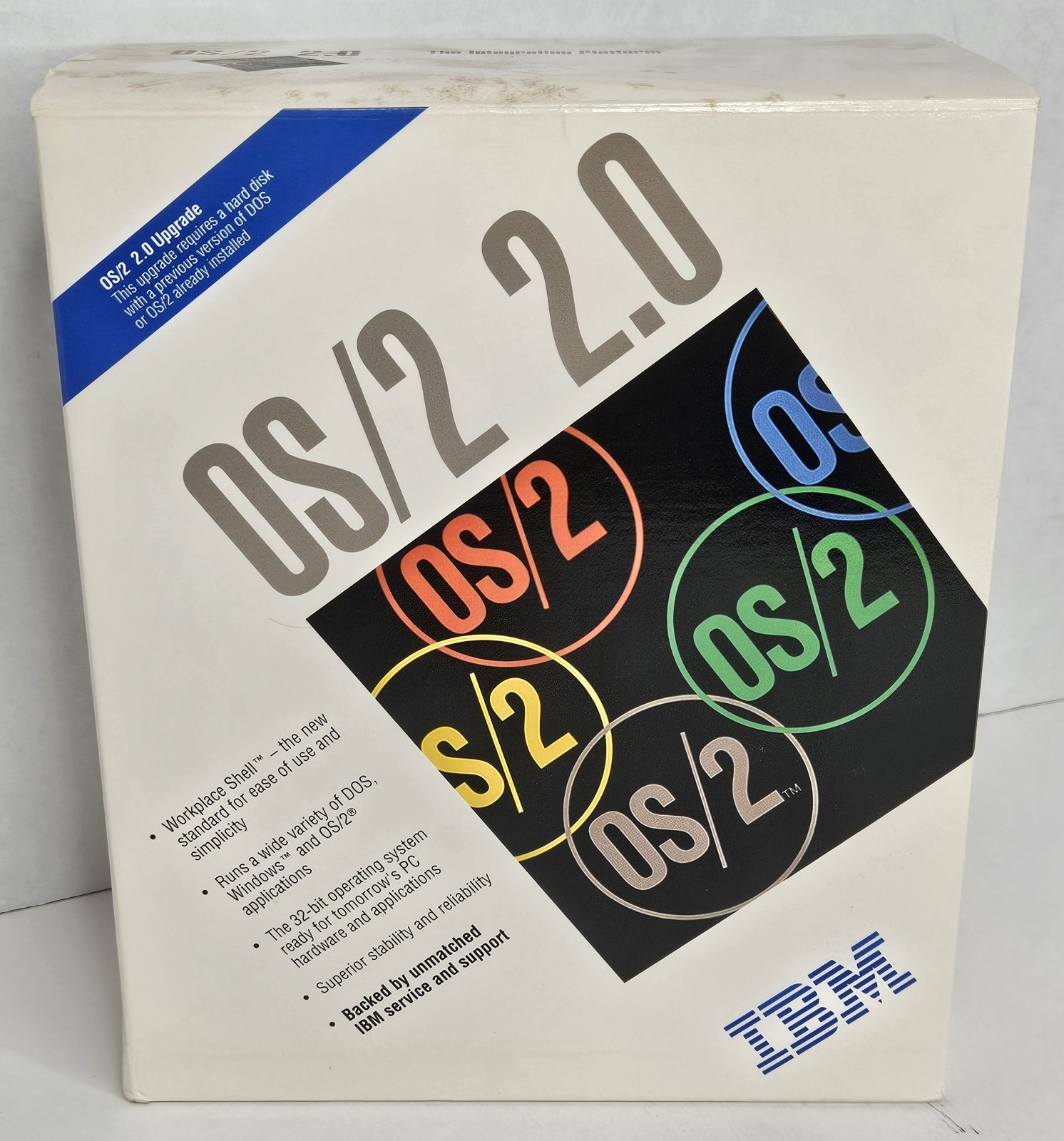 IBM OS/2 VERSION 2.0 WITH 5.25” DISKS Open Box