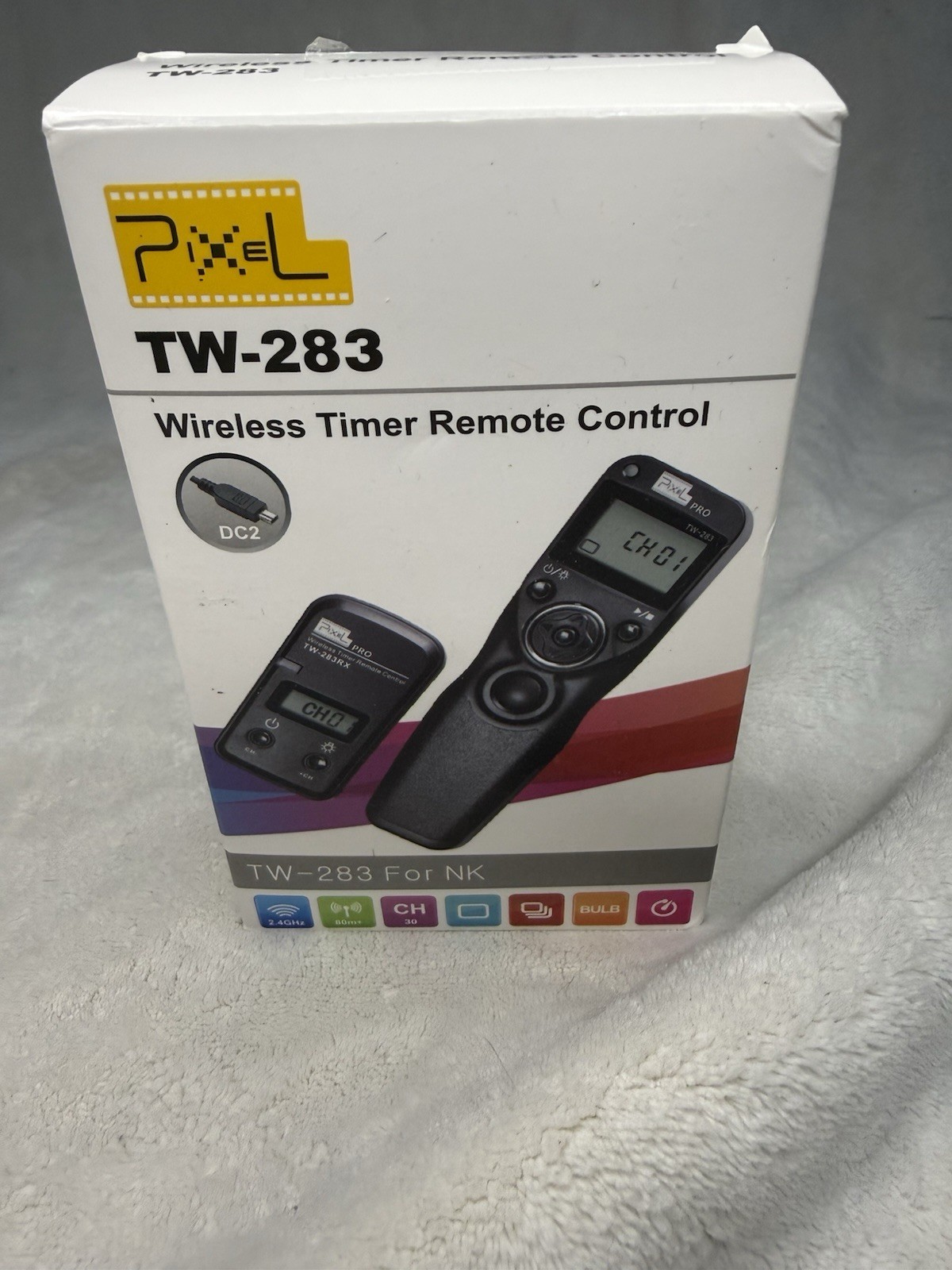 Pixel Pro Tw-283TX Wireless Remote, TW-283RX Wireless Timer Remote for Nikon.