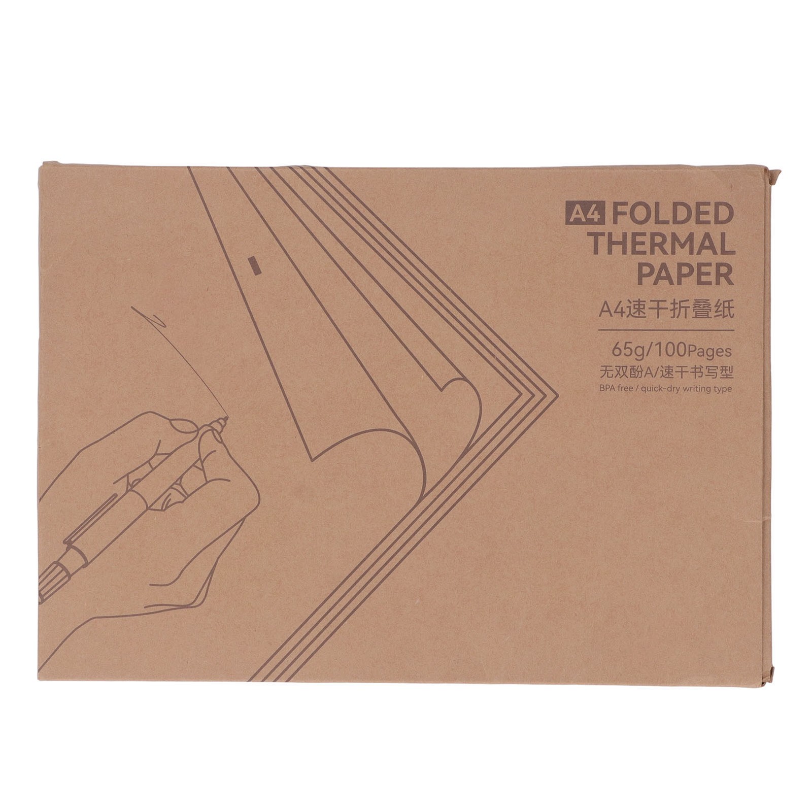✿ 100 Sheets A4 Thermal Printer Paper Folded Oil Scratch Resistant For Wrong