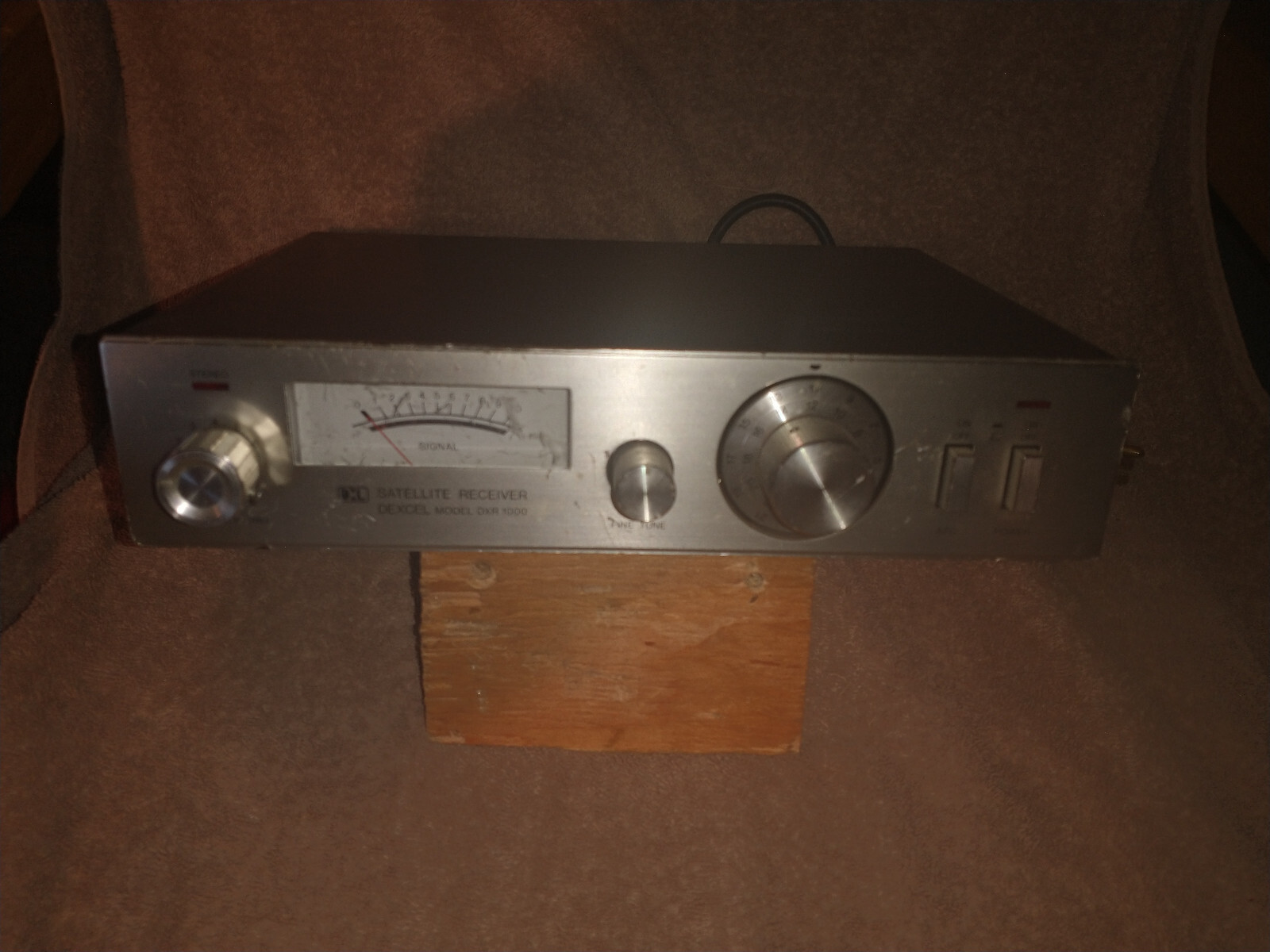 Dexel DXR-1000 TVRO Satelite receiver used worked when pulled